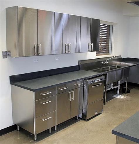 kitchen cabinets stainless steel factory|fabricated stainless steel kitchen cabinets.